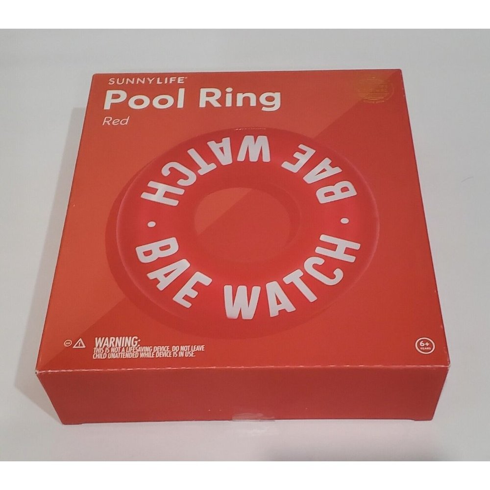 SunnyLIFE Inflatable Pool Float Inner Tube Floating Ring